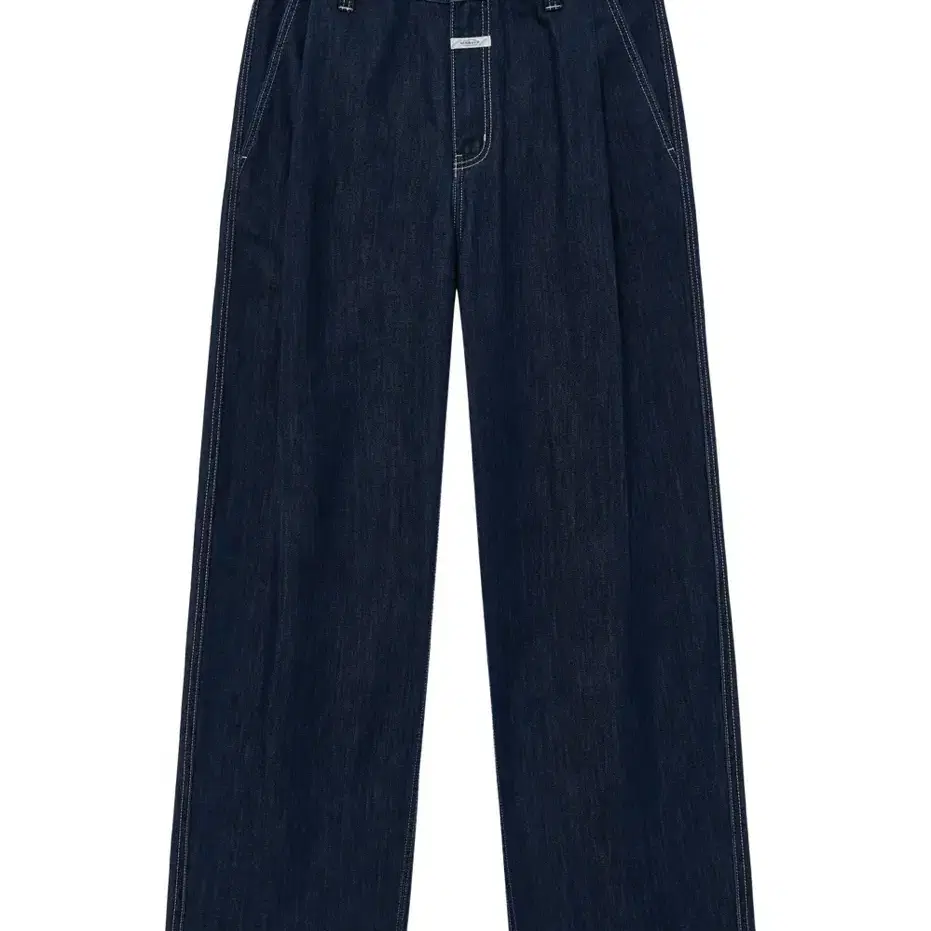 마리떼 M WIDE ONE TUCK PANTS indigo (남자)