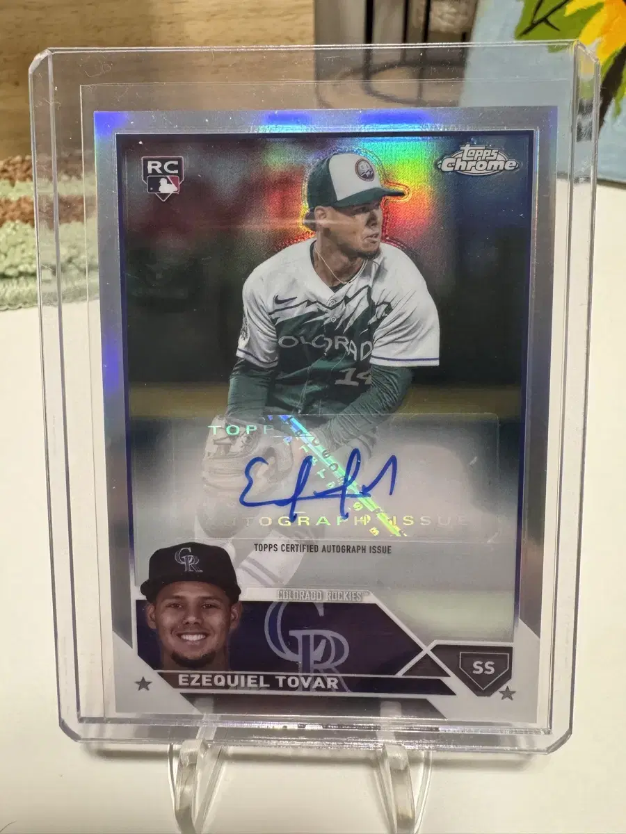 Tops Chrome MLB Ezekiel Tova 499Limited Luke Auto