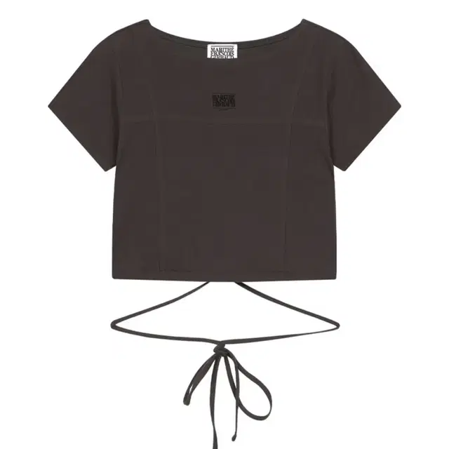 마리떼 W BOAT NECK HALF SLEEVE TEE 보트넥 슬리브티