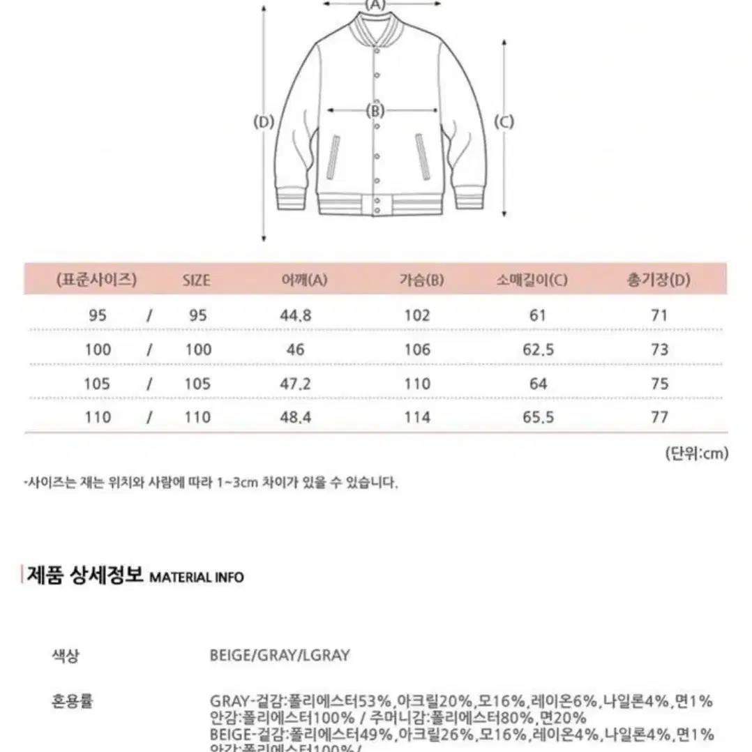 (새제품)스파오 커스텀핏 울자켓