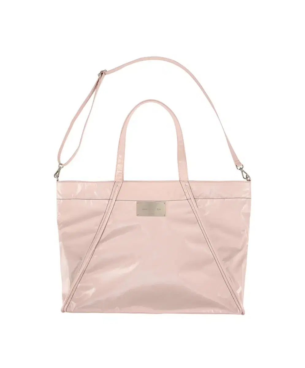 Matin Kim / BIG COATING TOTE BAG IN PINK