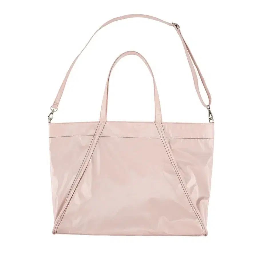 Matin Kim / BIG COATING TOTE BAG IN PINK