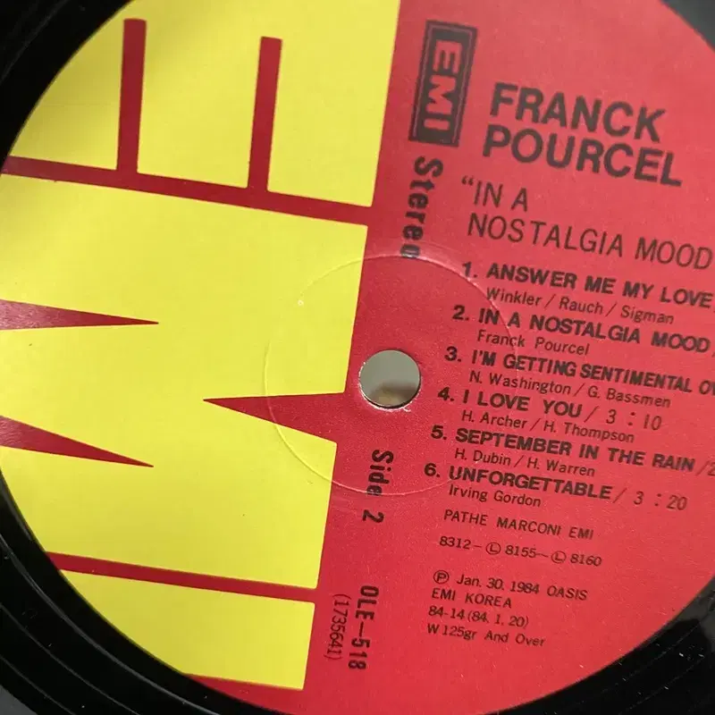 FRANCK POURCEL LP / AA4768