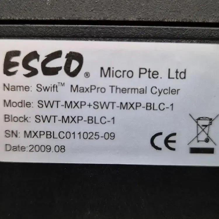 ESCO Swift MaxPro Thermal Cycler열순환기,