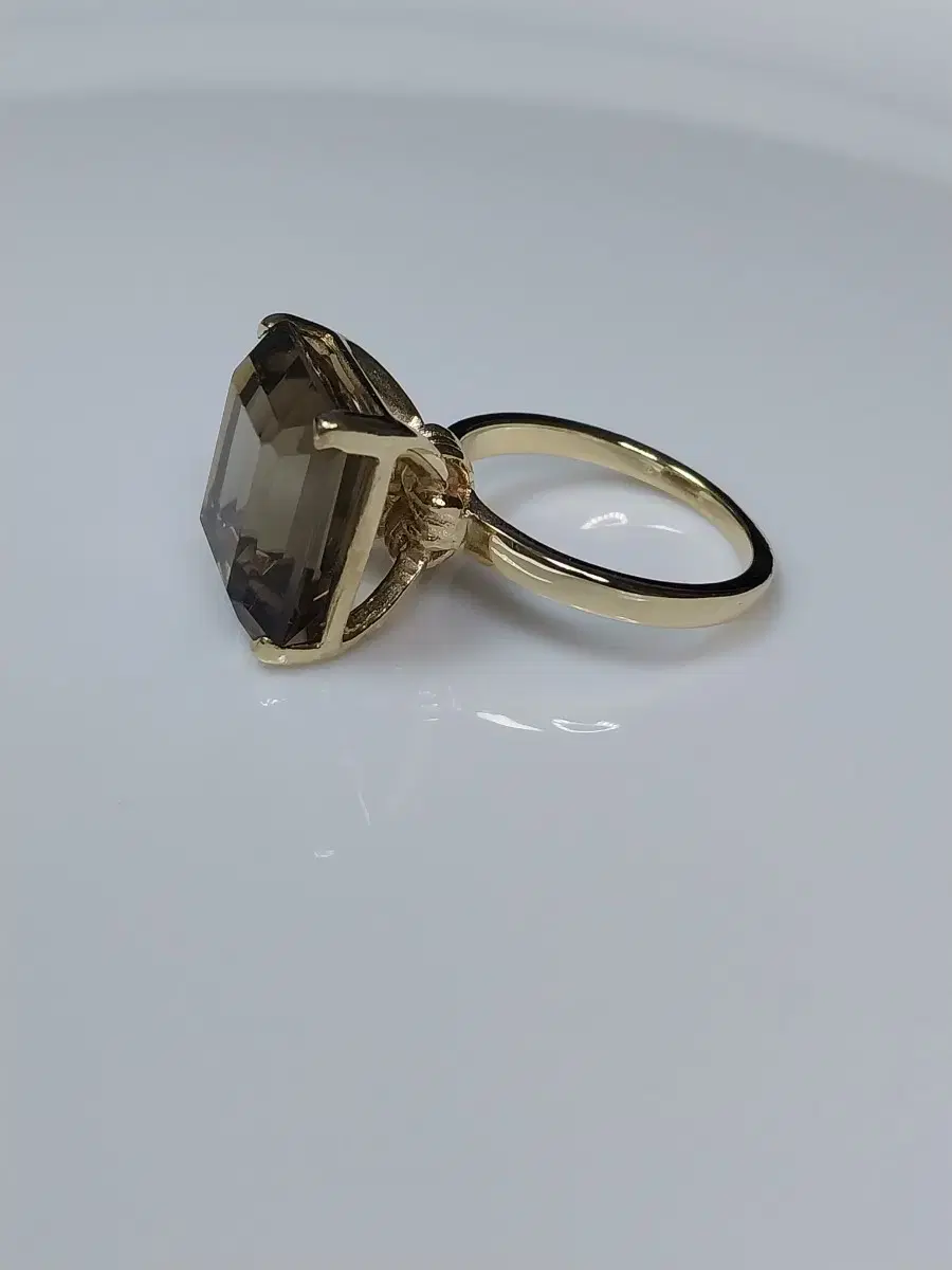 14k Smoky Quartz 반지