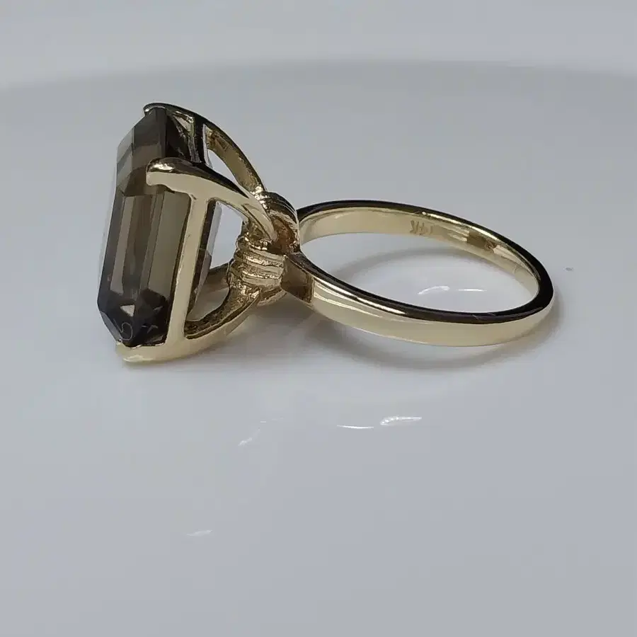 14k Smoky Quartz 반지