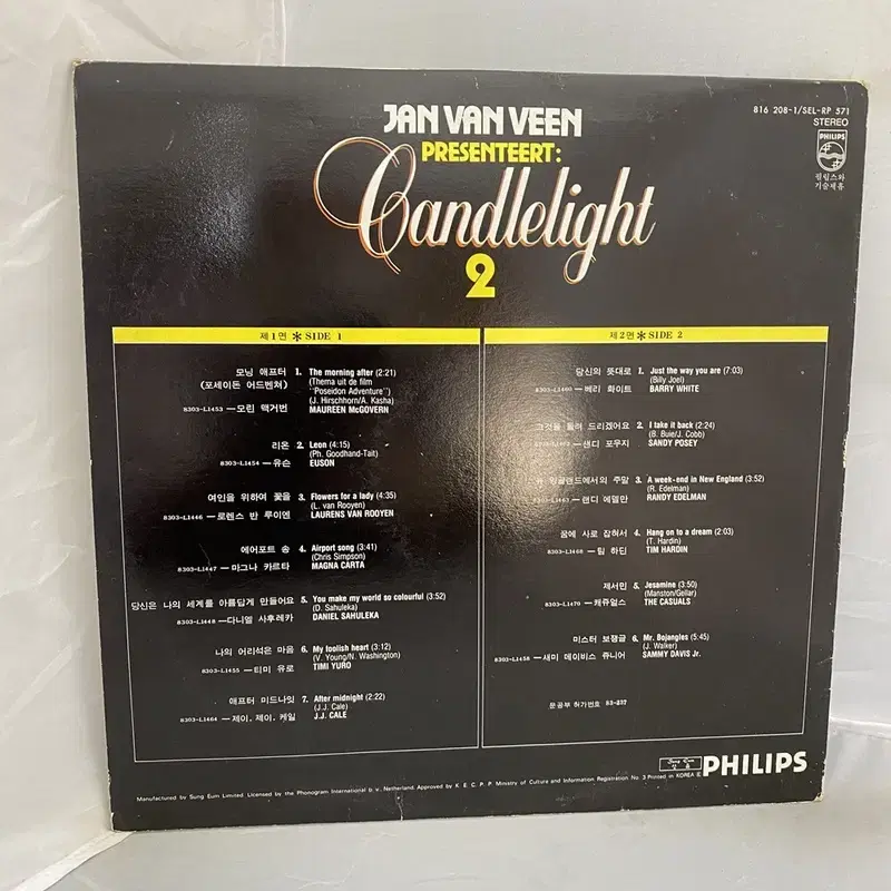 CANDLELIGHT  LP / AA4786