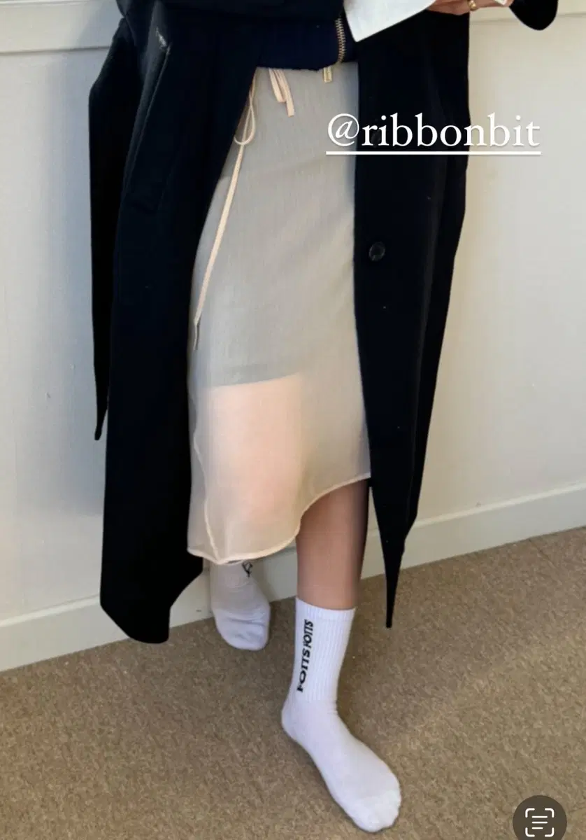 Decad sheer skirt 리본빛 리본빗 스커트 ribbonbit | 브랜드 중고거래 