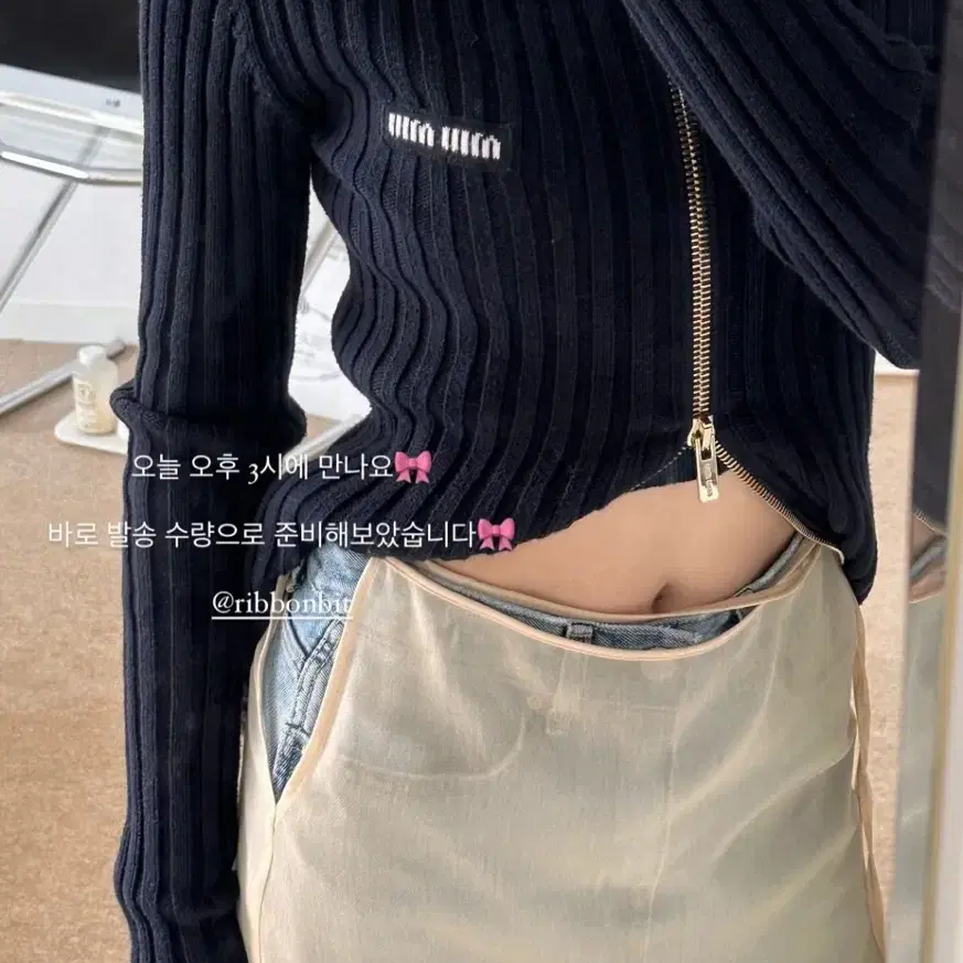 Decad sheer skirt 리본빛 리본빗 스커트 ribbonbit