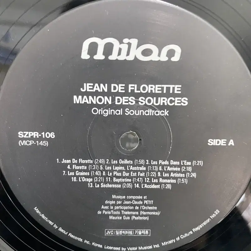 JEAN DE FLORETTE LP / AA4793