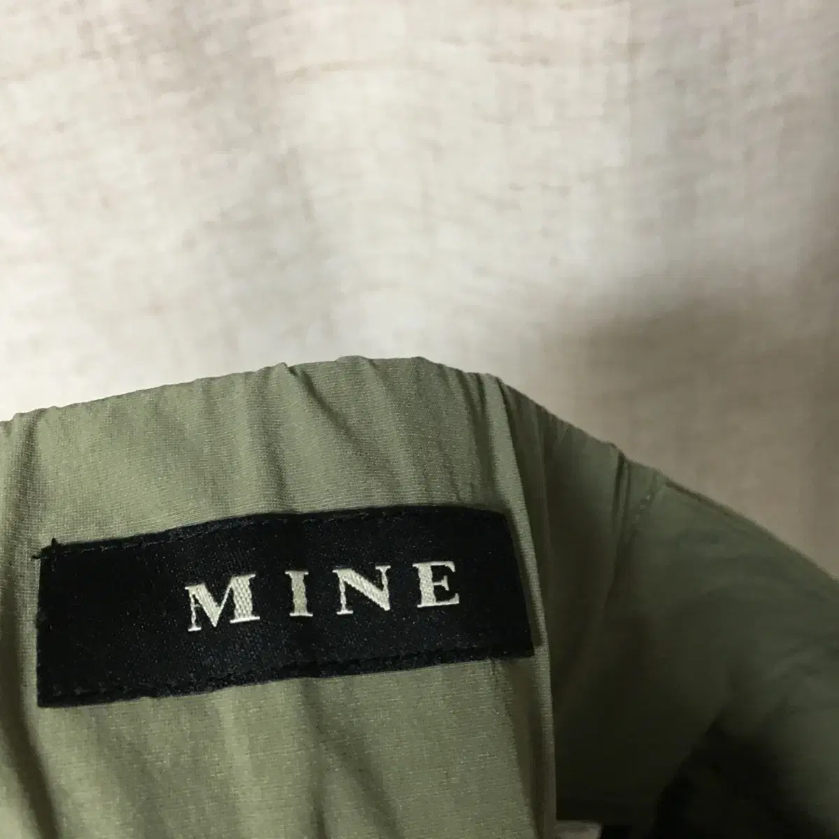 MINE 마인 바스락 뒷밴딩 슬랙스 팬츠 26