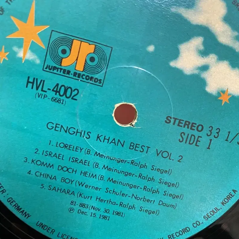 GENGHIS KHAN BEST LP / AA4797