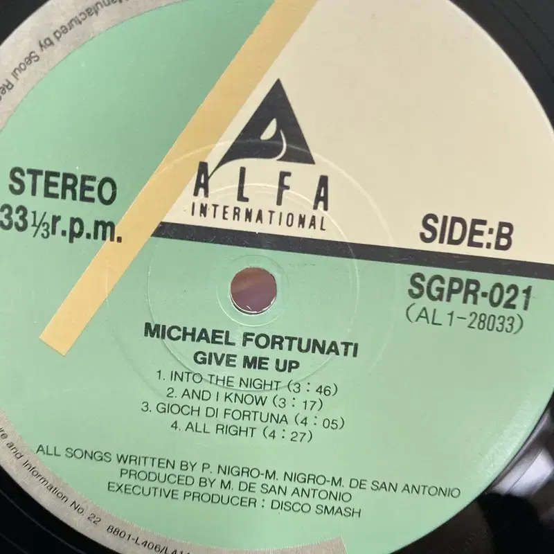 MICHAEL FORTUNATI LP / AA4808