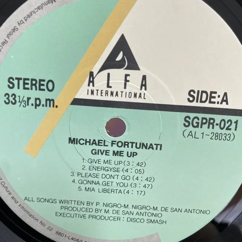 MICHAEL FORTUNATI LP / AA4808