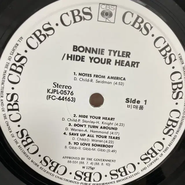 BONNIE TYLER LP / AA4812