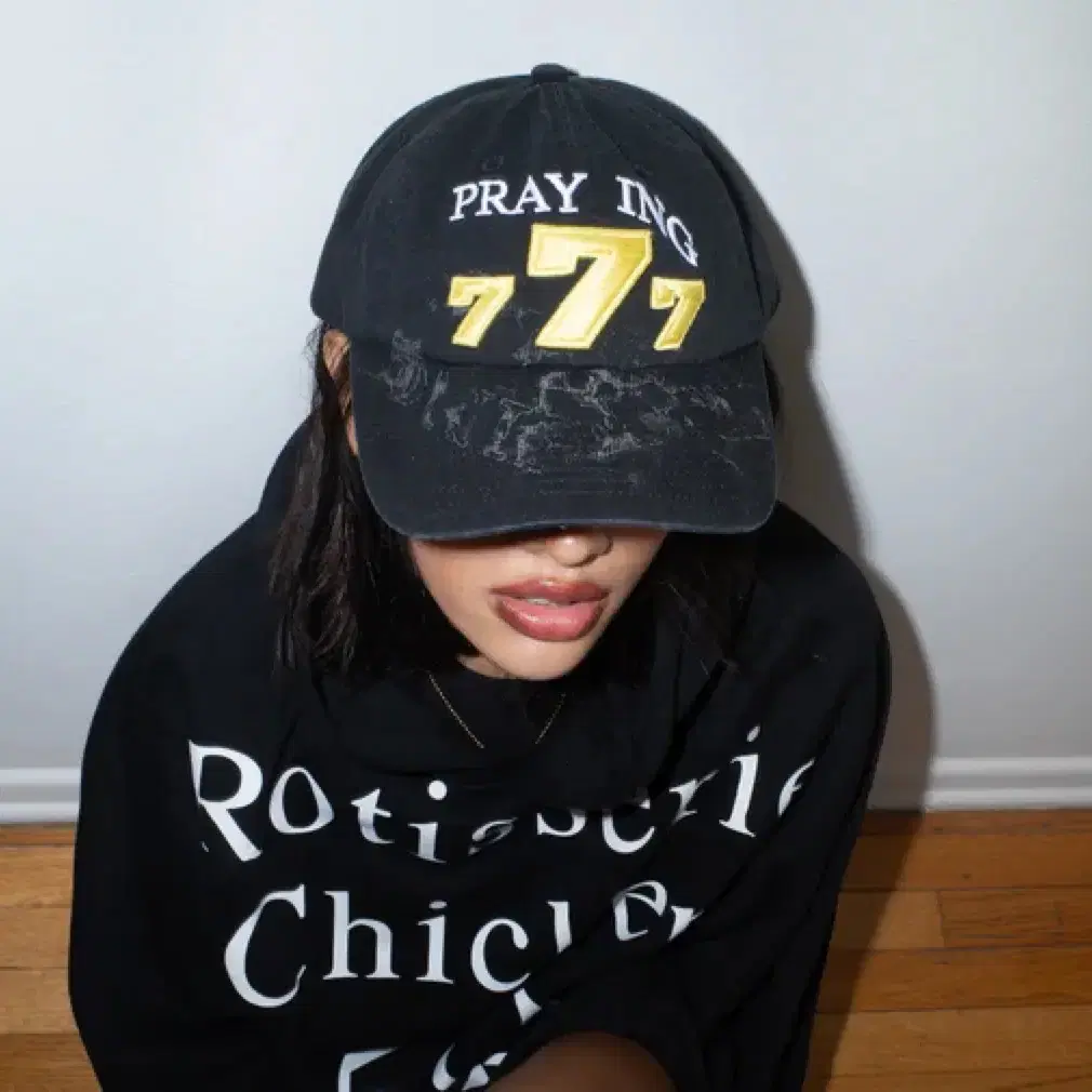 Praying 777 모자 볼캡