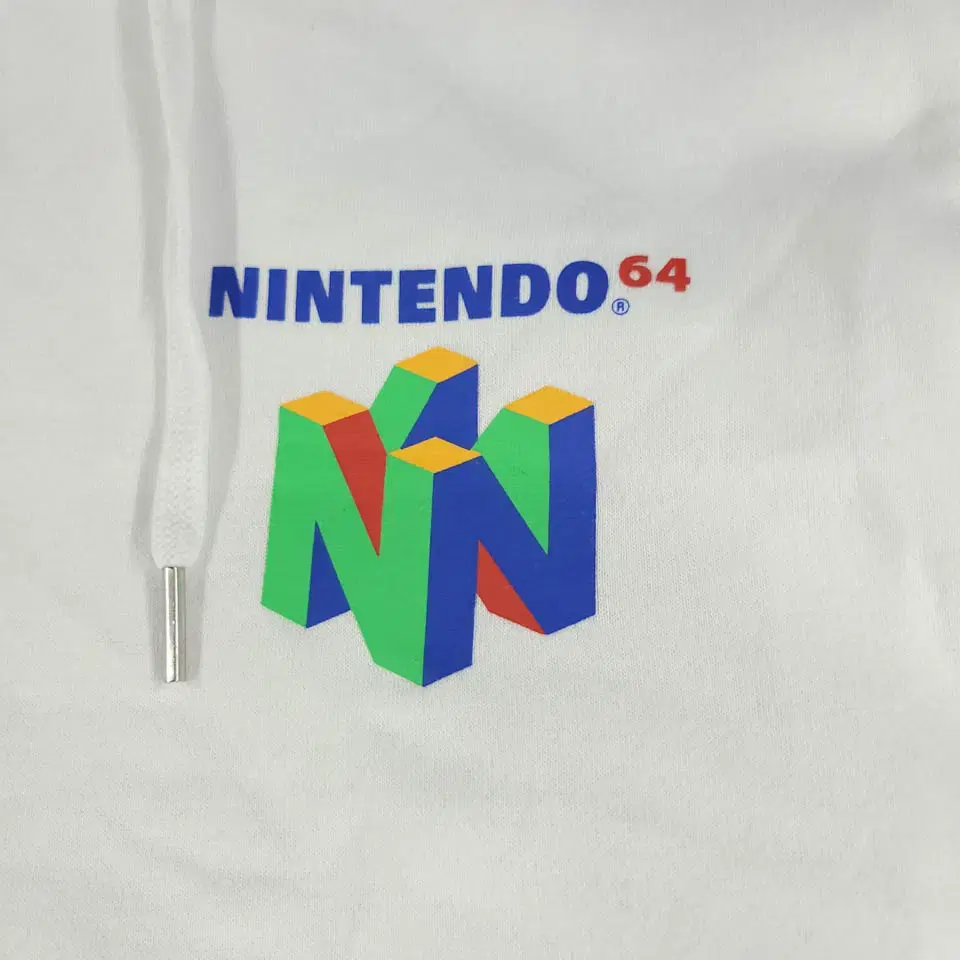 H&M 에이치앤엠 LOGG 화이트 멀티컬러 닌텐도 NINTENDO 64