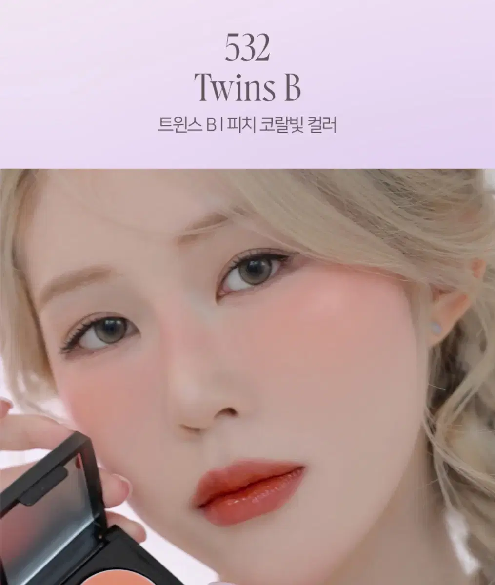 딘토 멜팅블러셔 twins B