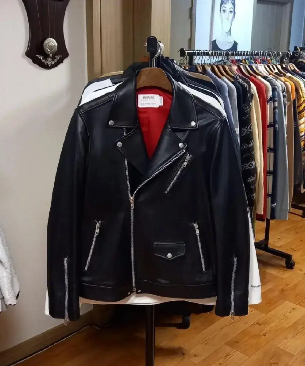 Men's Rider Sheep Leather Jacket (100, Slim105)