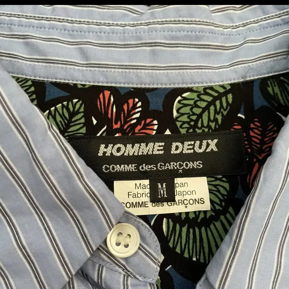 꼼데가르송 comme des garcons homme deux 반팔 셔츠