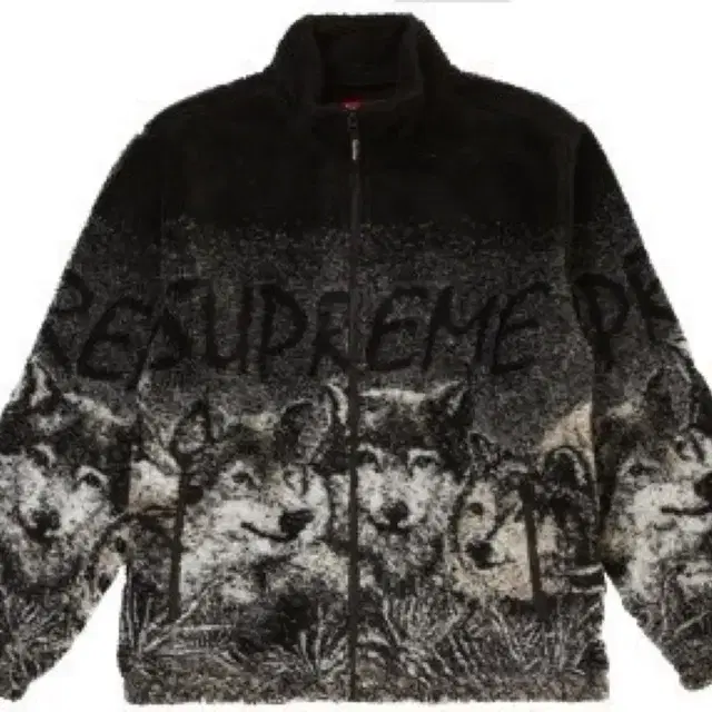 [L]슈프림 울프 늑대 후리스 supreme wolf fleece