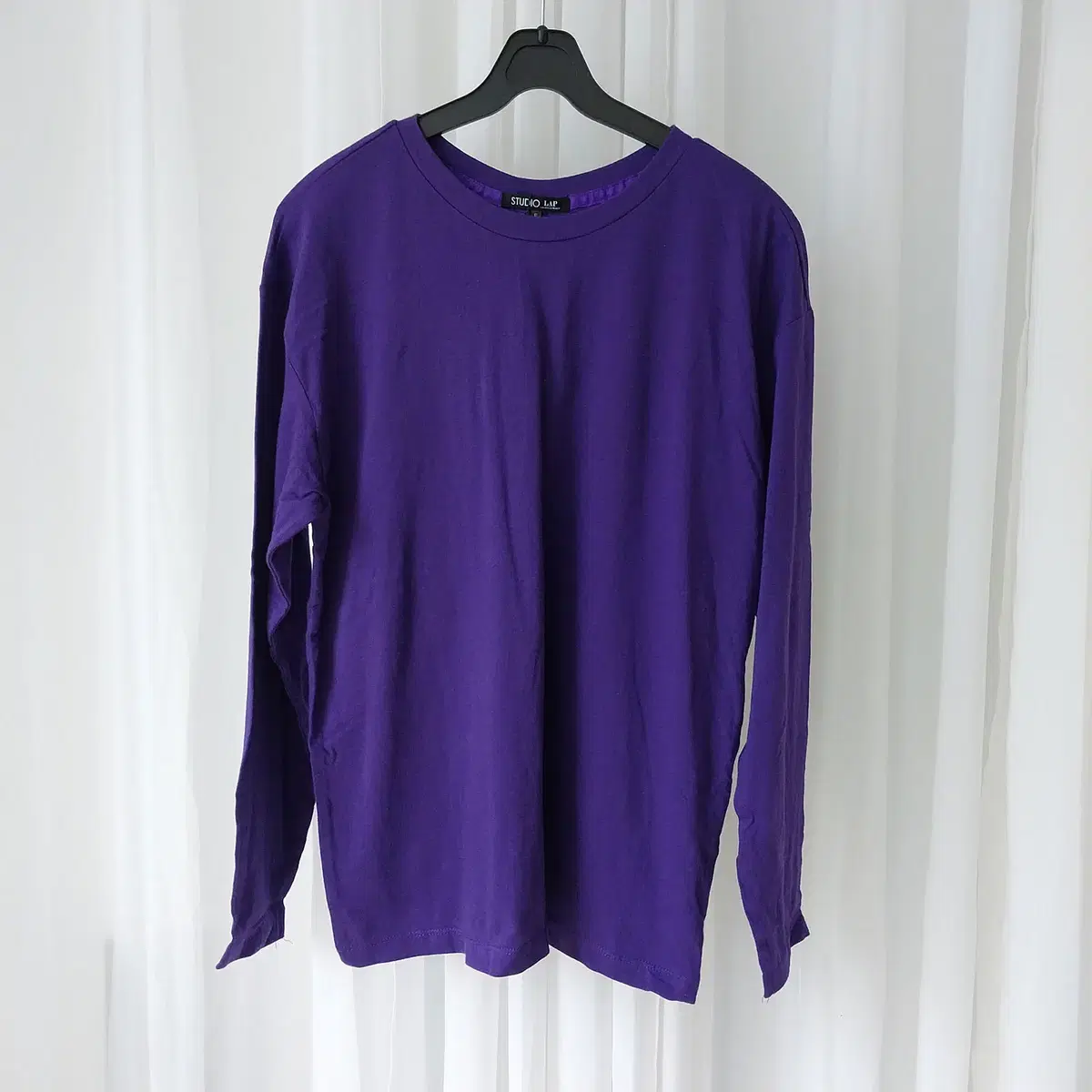 Wrap Women's Long-Sleeve Round-Neck T-Shirt M Size 95 Unused New Item C9608