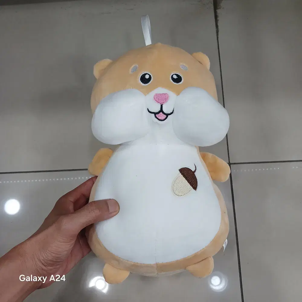 볼통통한 인형 중고 오염 가로18세로28cm