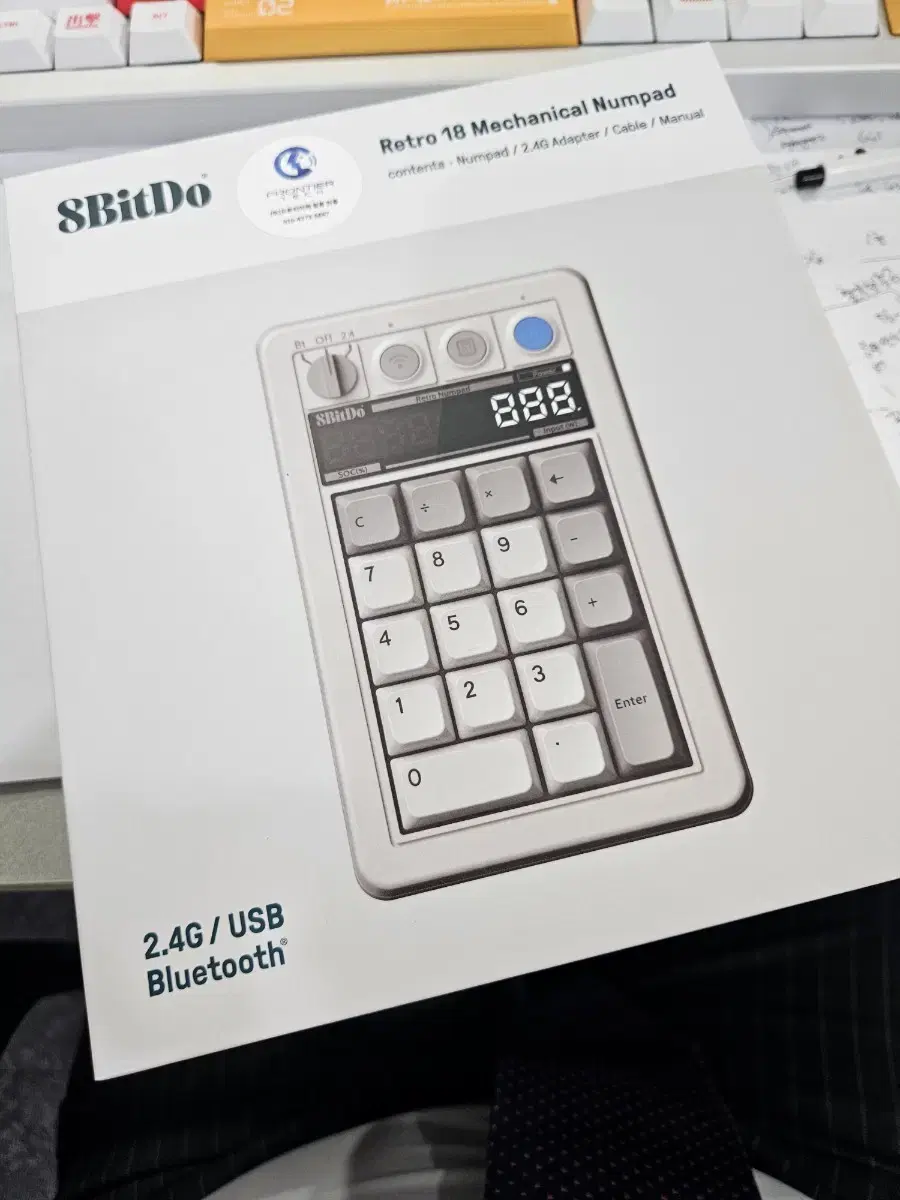 8bitdo number pad not used in san