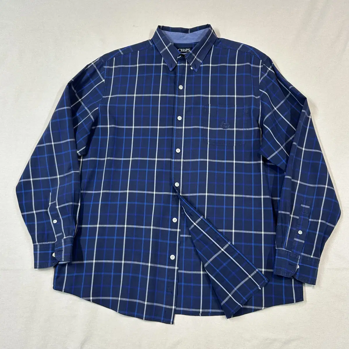 XL) Chaps Ralph Lauren Polo Classic Check Shirt E.JI Care