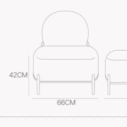 패브릭 1인용 소파