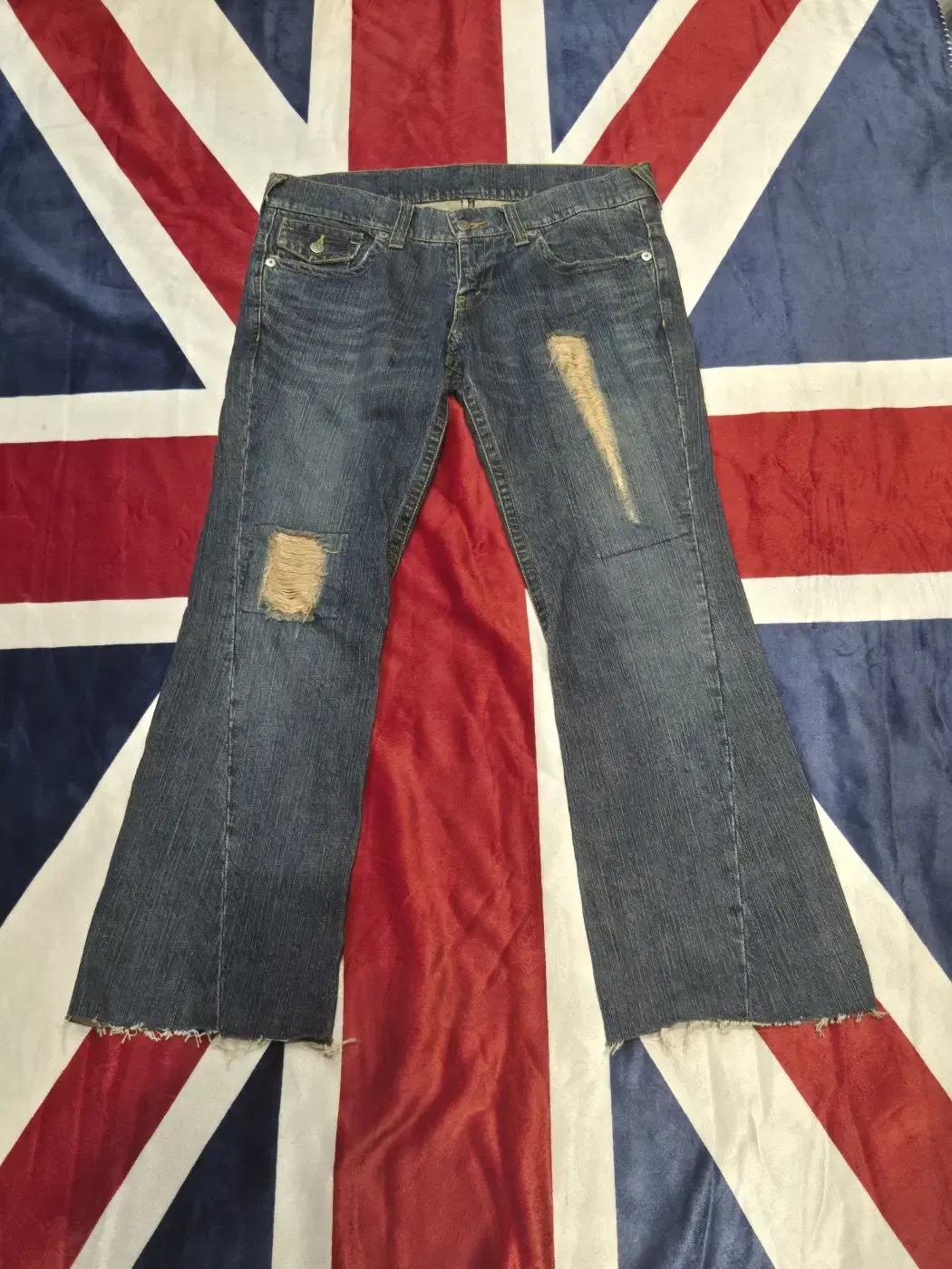 [L] Tornado Mart Vintage Wash Denim Pants