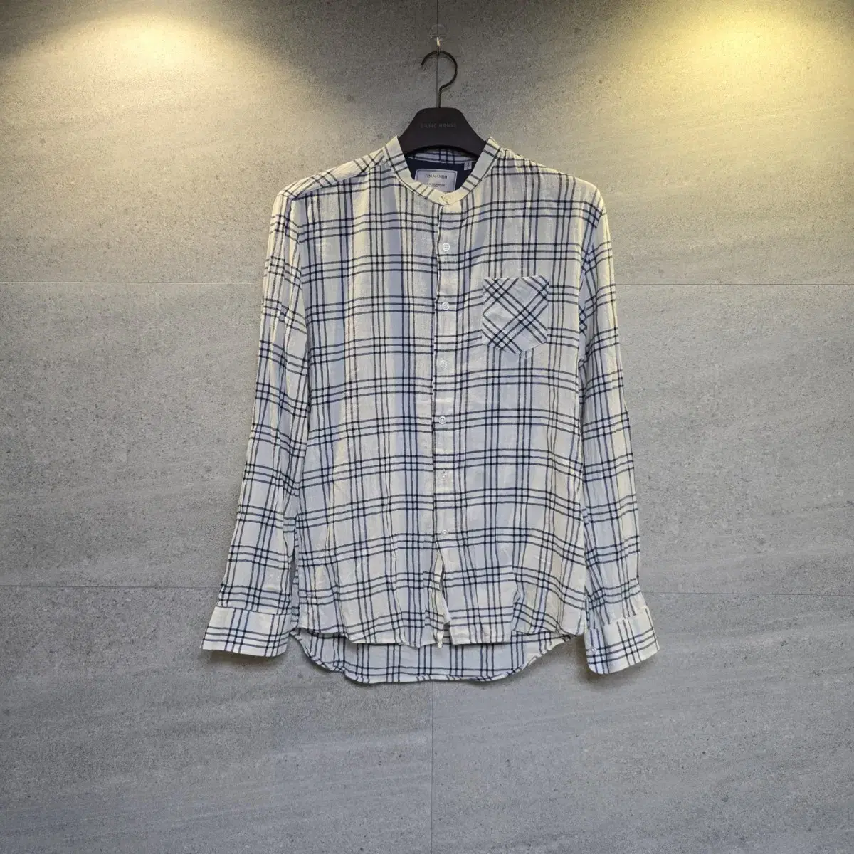 The henry neck check shirt! Dandy man. A must-have!