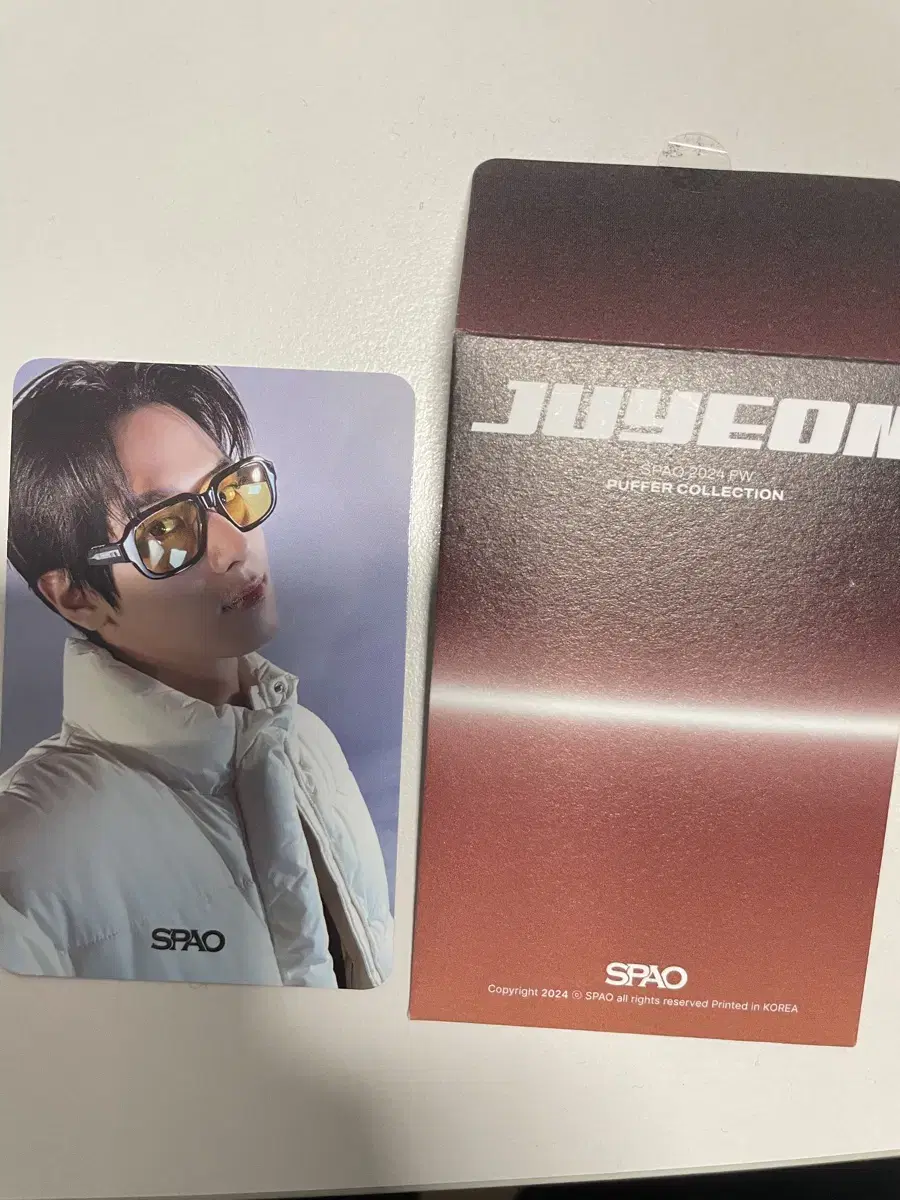 The Boyz juyeon spao photocard