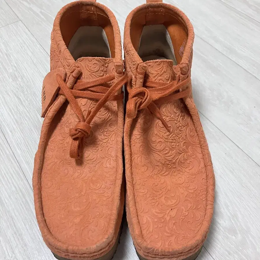 Clarks 클락스 왈라비 부츠 플라워 스웨이드 UK10.5