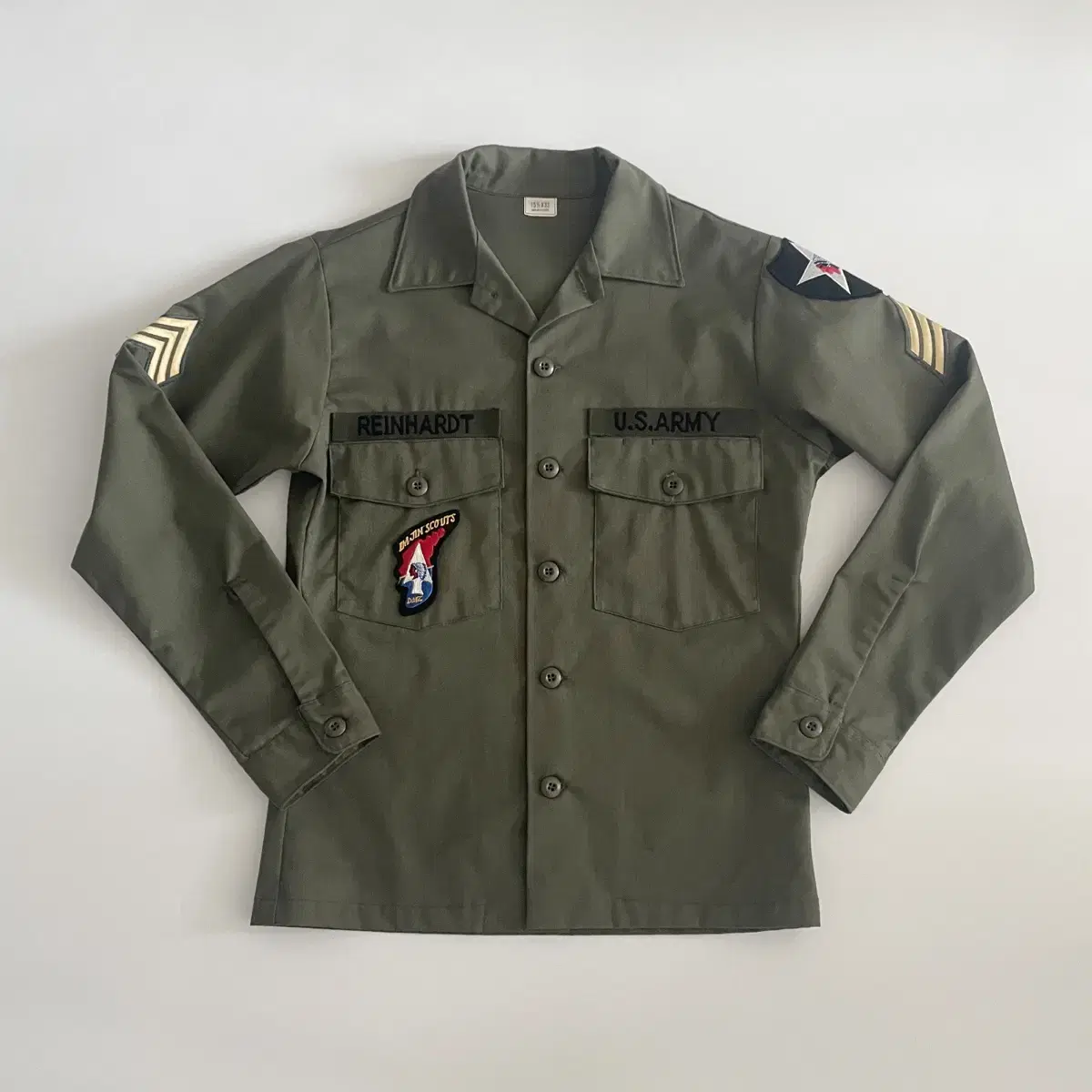 U.S. ARMY OG-507 Shirts 15 1/2X33 약95사이즈