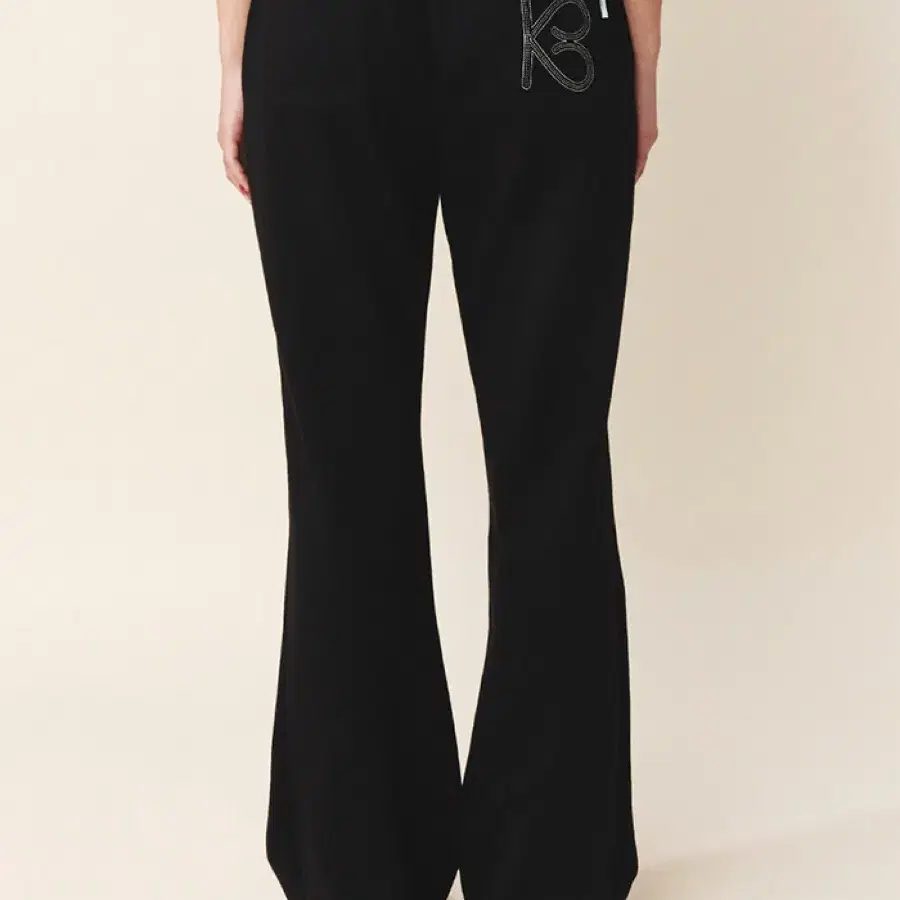 kijun Flared Lounge Pants Black 기준 부츠컷