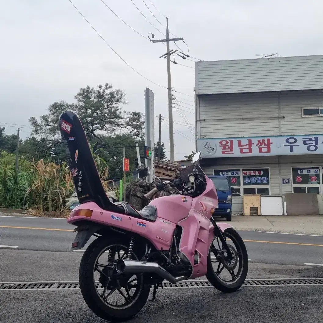 vf125 02년식/일본수제핸들/청룡시트/리스토어차량/신차급/청룡쇼바동봉