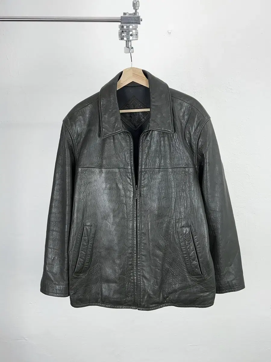 Yves Saint Laurent Sheepskin Single Leather Jacket