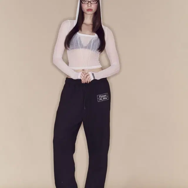 플노팔 Ayana See-Through Hoodie top