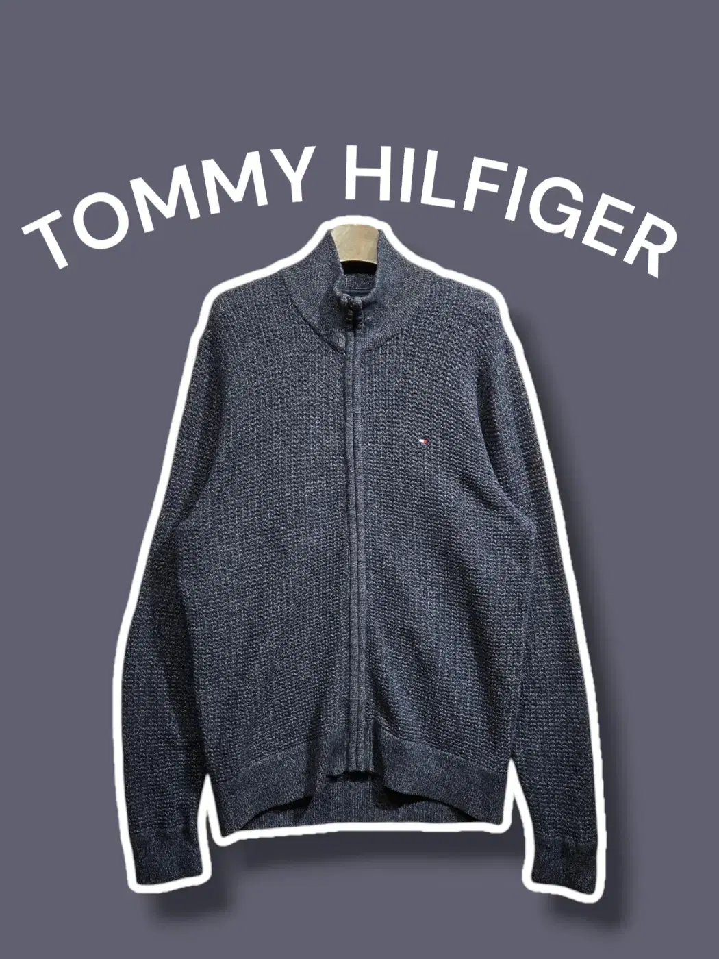 L/ Tommy Hilfiger Zip Navy /904