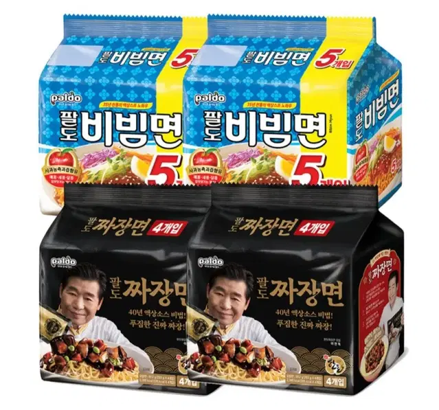 팔도비빔면 10개+팔도짜장면8개 총18개 10690원