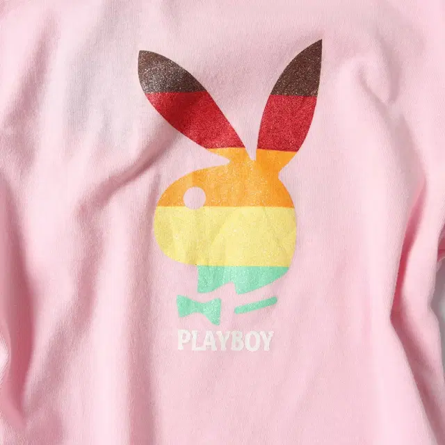 playboy 플레이보이 연핑크 티셔츠