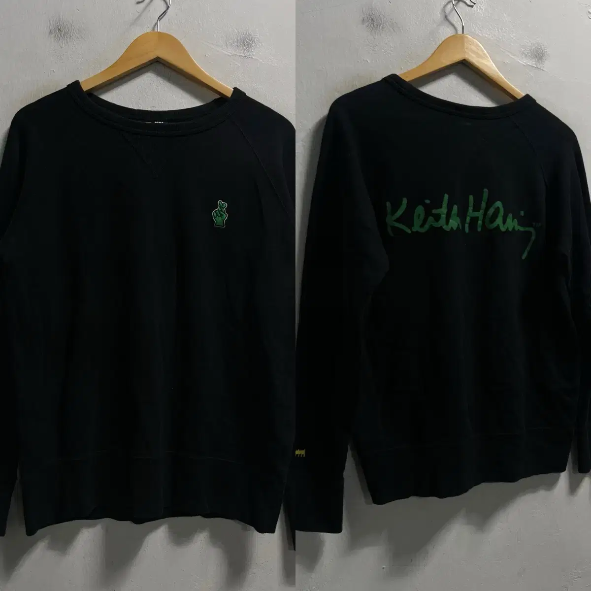 95 Keith Haring x Uniqlo Big Logo Sweatshirt Genuine