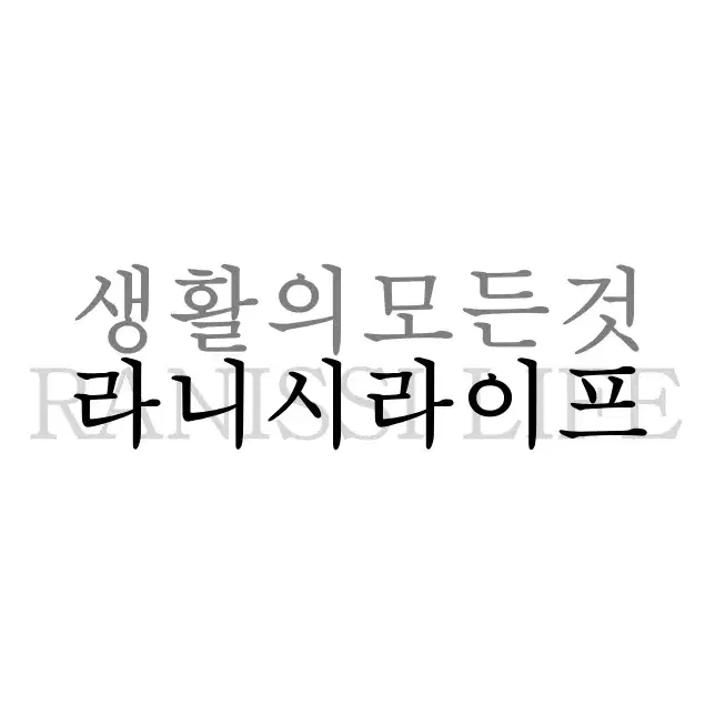 라니시 다용도 나일론 투명 리빙박스 80L