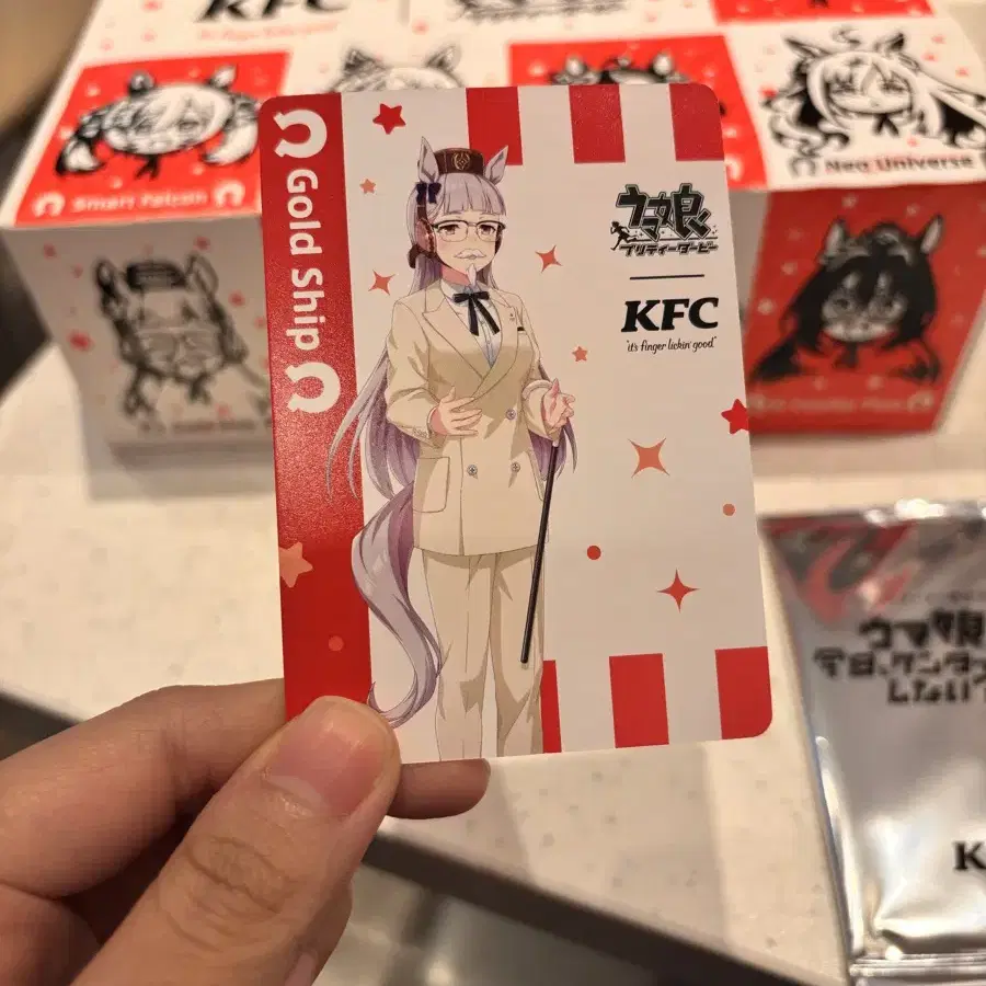 우마무스메 KFC 콜라보 박스 + 골드쉽 특전