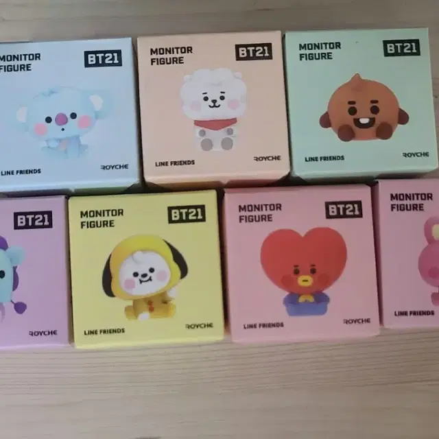 방탄 BT21 베이비 모니터 피규어 일괄양도