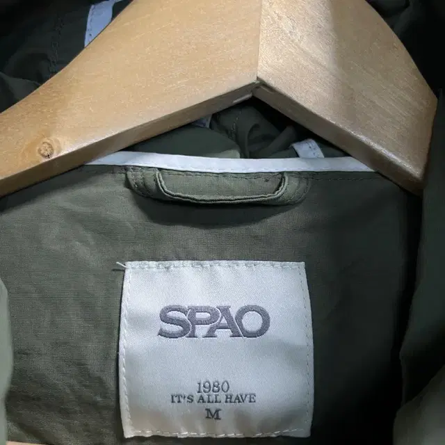 66 SPAO 스파오 카키 나일론 야상 자켓 정품