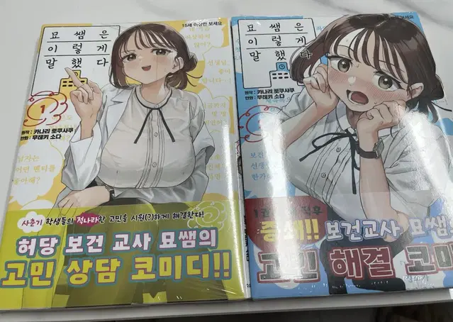 묘쌤은 이렇게 말했다 만화책