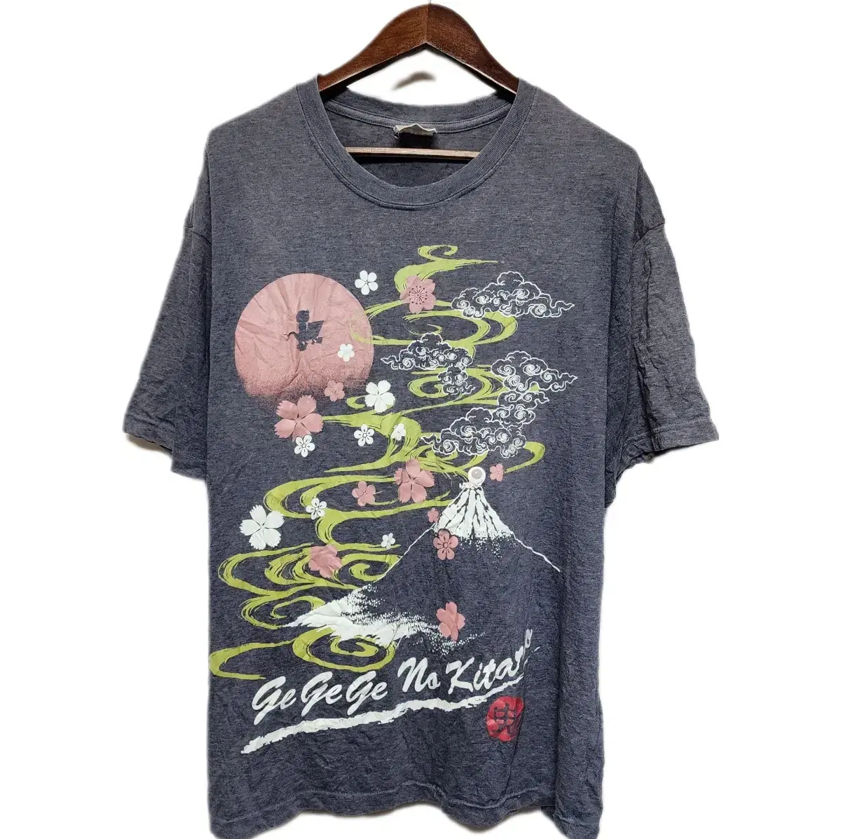 Japanese Oriental Gray Over Vahn Tee