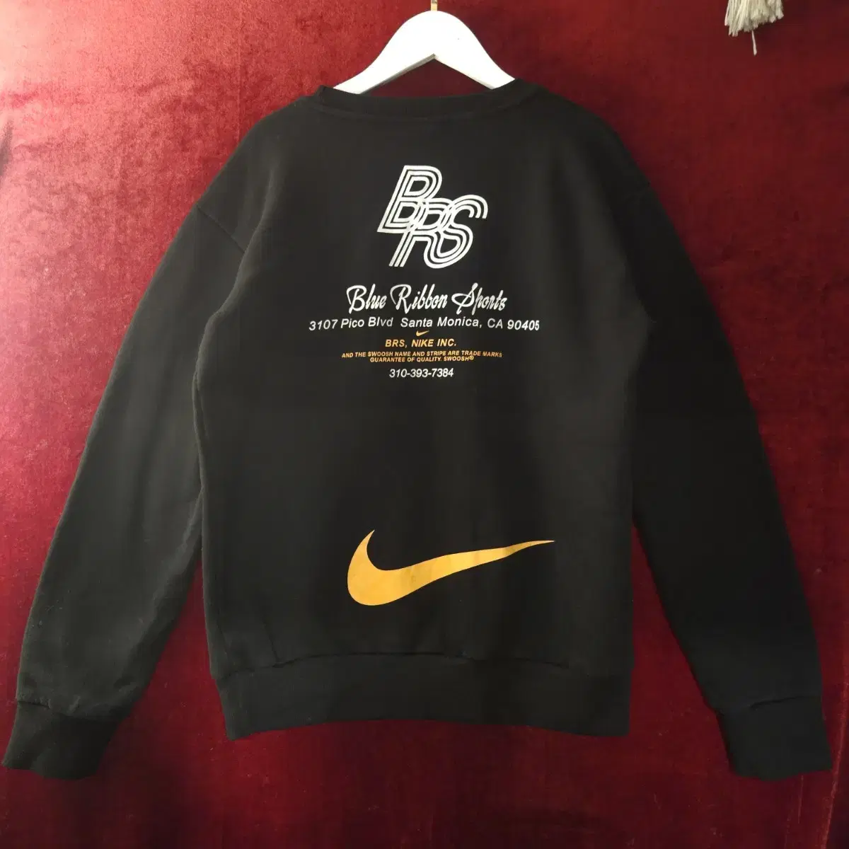 NIKE 90's Old School BRS Sports Club Printed Sweatshirt L size